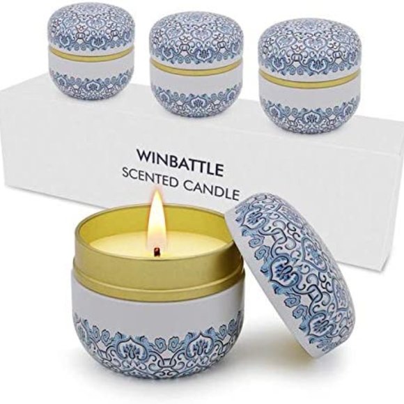 NEW 4pc Pack Citronella Scented Candle Gift Set - Picture 7 of 7